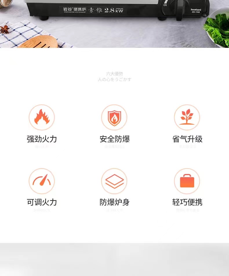 岩谷户外便携式卡式炉燃气炉煤气灶露营套装卡磁瓦斯炉具卡式炉盒装套餐气罐套餐-第3张图片-重庆毛毛雨文化创意有限公司