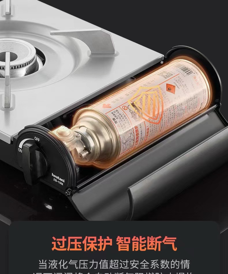 岩谷户外便携式卡式炉燃气炉煤气灶露营套装卡磁瓦斯炉具卡式炉盒装套餐气罐套餐-第7张图片-重庆毛毛雨文化创意有限公司